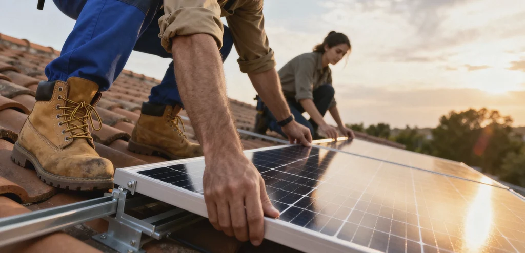 Paneles solares en osorno